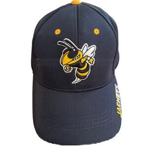 Georgia Tech SnapBack Hat -NEW WITHOUT TAGS -Captivating Headwear - Navy Cap